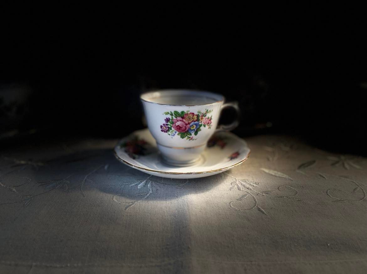 Colclough Bone Chine Tea Cup & Saucer Set