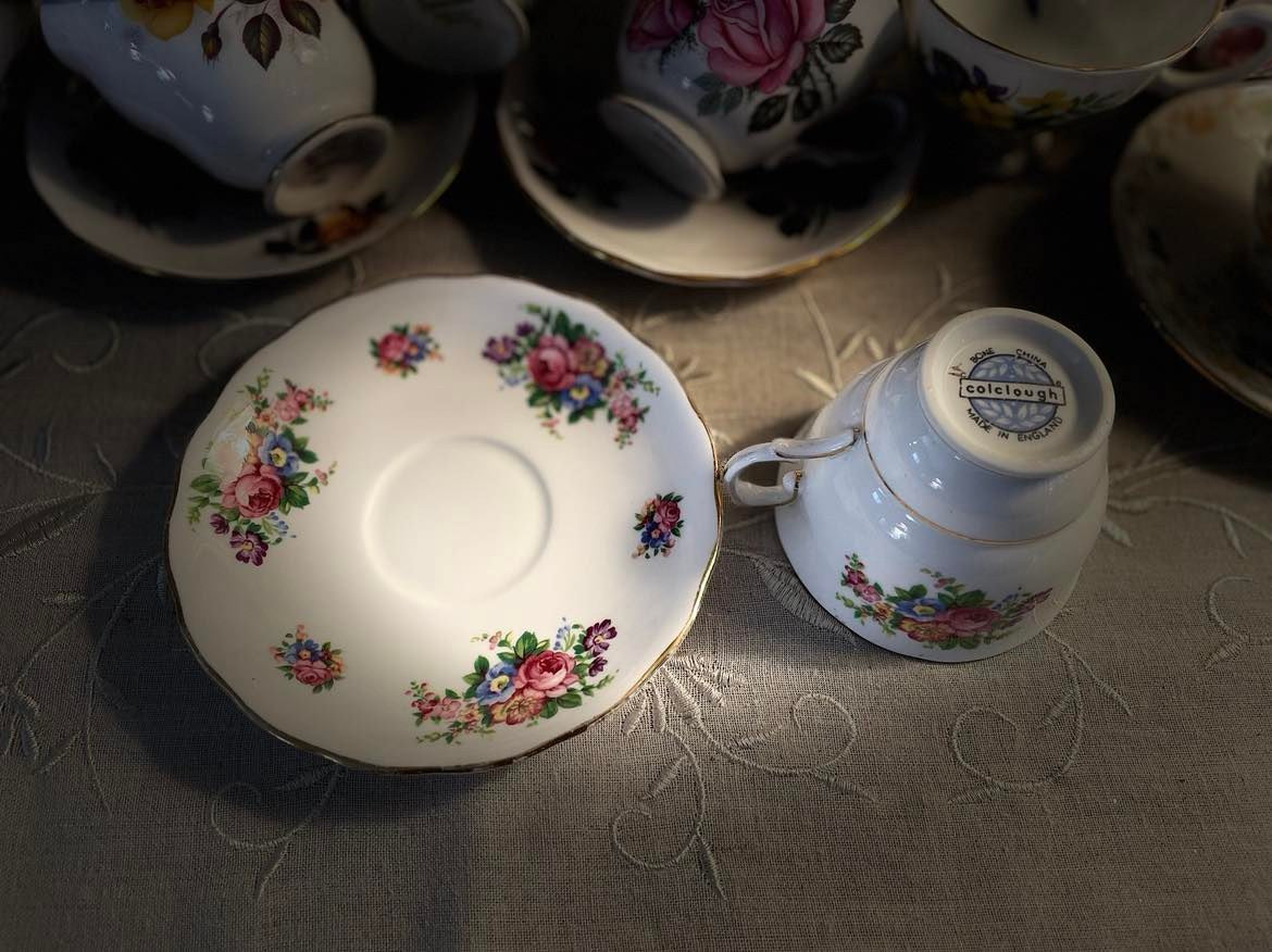 Colclough Bone Chine Tea Cup & Saucer Set