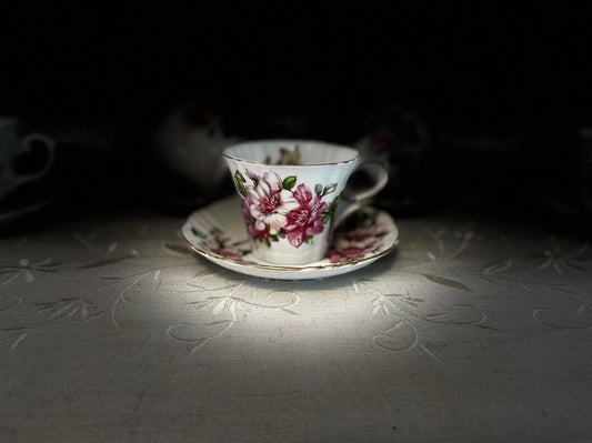 Vintage Royal Standard 'Ramona' Pattern Tea Cup & Saucer Set