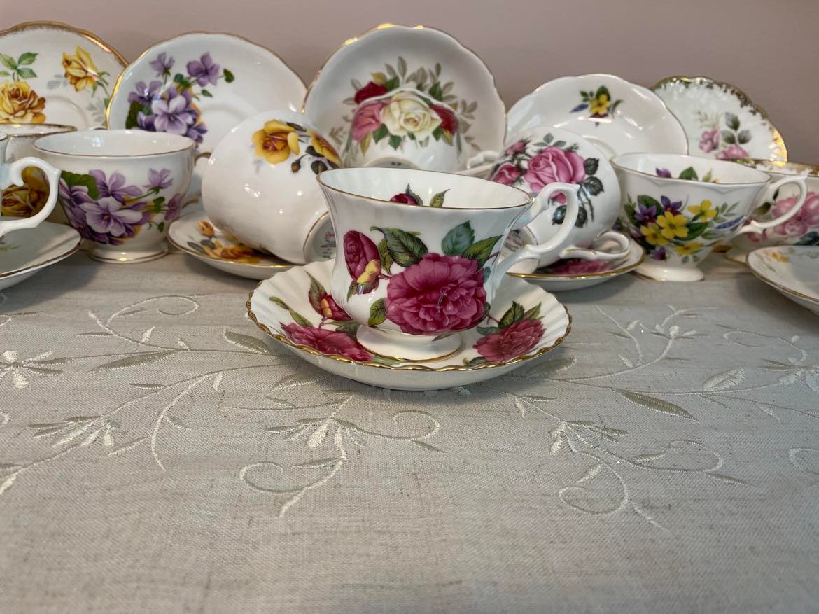 Vintage Royal Albert Peony Tea Cup & Saucer Set